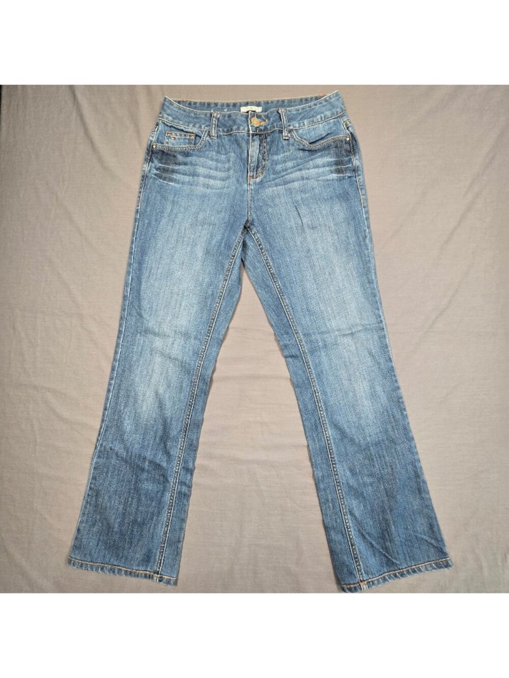 Tommy Hilfiger Womens Size 4L Bootcut Denim Jeans Blue